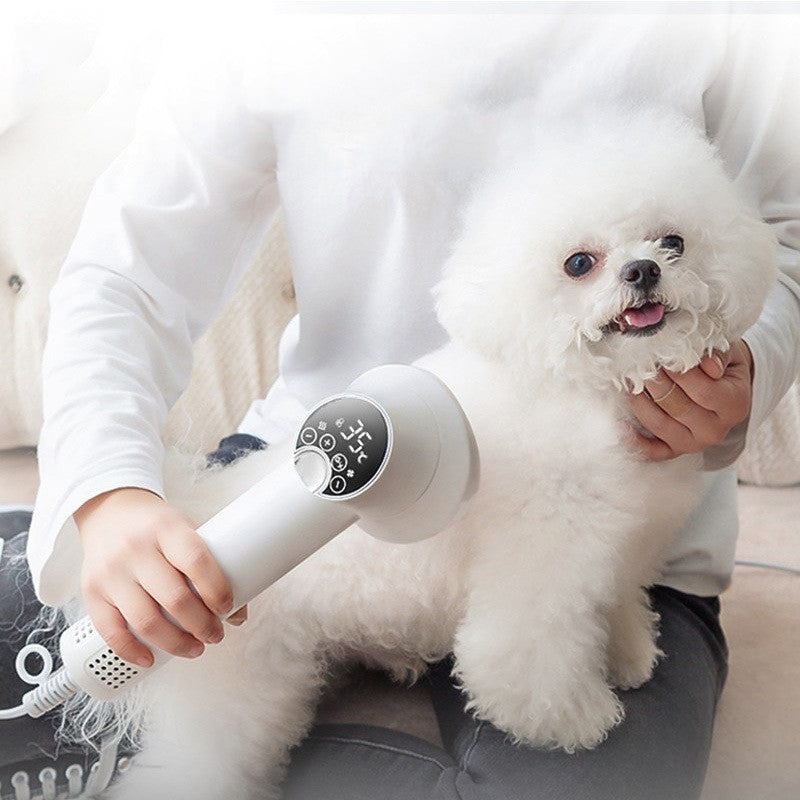 Smart Pet Hair Dryer Dog and Cat Grooming Blow & Comb Silent